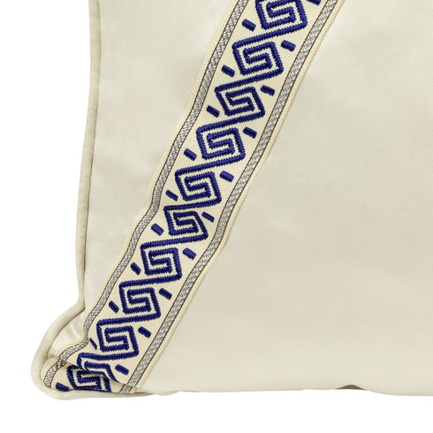 Mason Ivory Silk Cushion